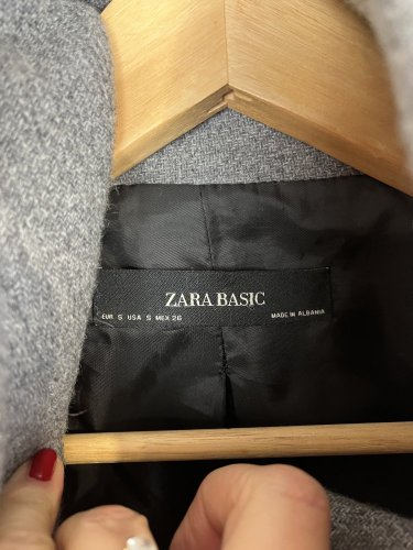 Vlněný kabát ZARA 50 % vlna