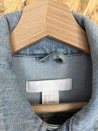 Riflová bunda H&M 99 % bavlna