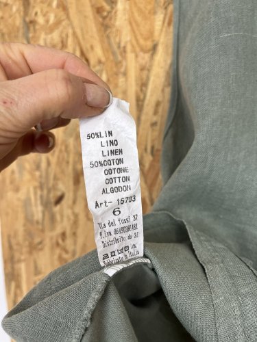 Přírodní top New Collection 50 % len 50 % bavlna