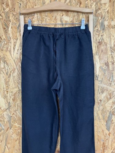 Široké kalhoty H&M s podílem bavlny a lnu