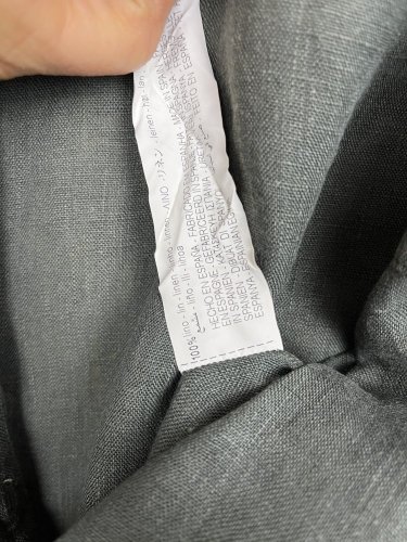 Lněná košile ZARA 100 % len