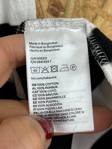 Bavlněné šaty H&M 100 % bavlna