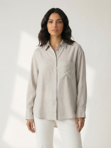 Oversize košile ZARA 55 % len 45 % viskoza