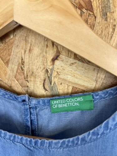 Bavlněné šaty Benetton 100 % bavlna