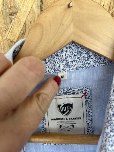 Pánská košile Warren & Parker 65 % len 35 % bavlna