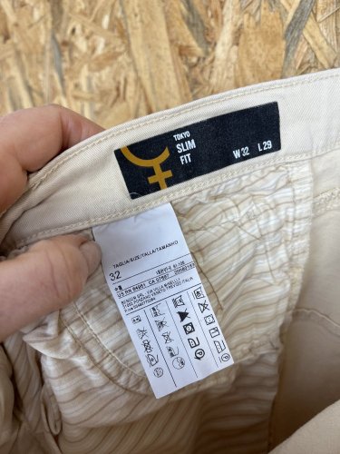 Bavlněné kalhoty Sisley 97 % bavlna