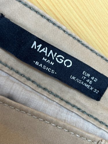 Pánské kalhoty Mango 98 % bavlna