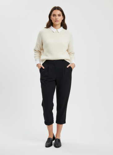 Široké kalhoty ZARA s podílem polyamidu a viskozy