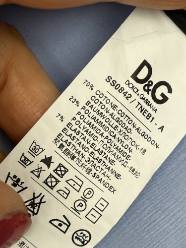 Bavlněná košile DOLCE & GABBANA 70 % bavlna