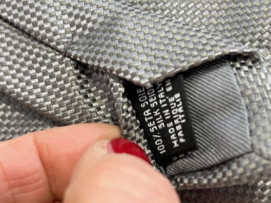 Hedvábná kravata Made in Italy 100 % hedvábí
