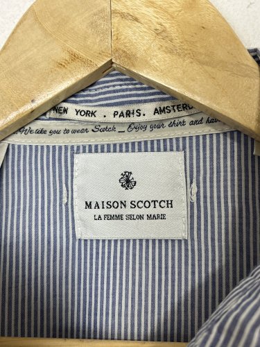 Bavlněná košile Maison Scotch 100 % bavlna