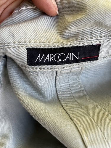 Krásné přírodní sako Marc Cain 66 % bavlna 34 % len