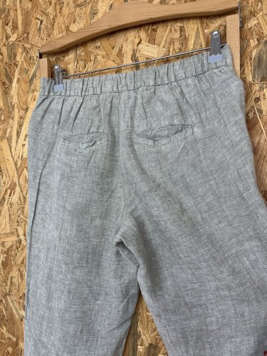 Lněné kalhoty Made in Italy s podílem lnu