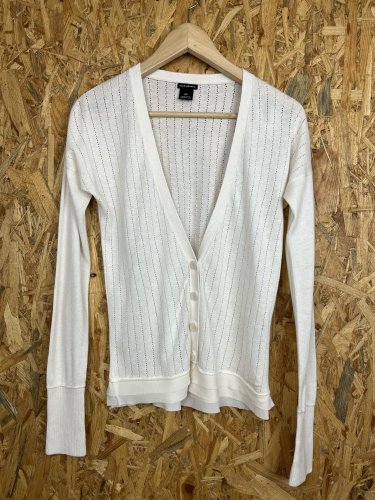 Smetanový kardigan Club Monaco 50 % bavlna 40 % modal 10 % vlna