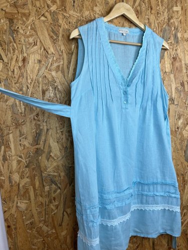 Lněné šaty Anne L. 100 % len