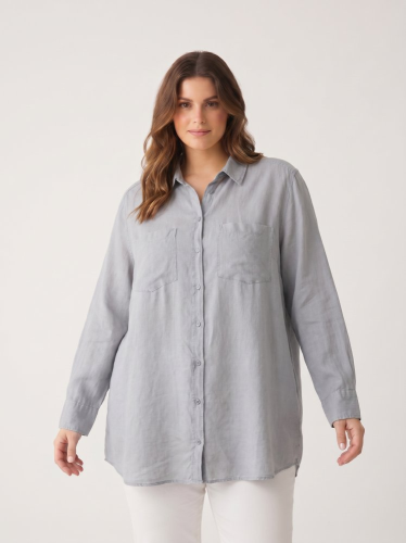 Oversize košile H&M 100 % len