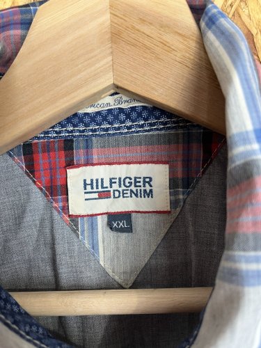 Kostkovaná košile Tommy Hilfiger 100 % bavlna