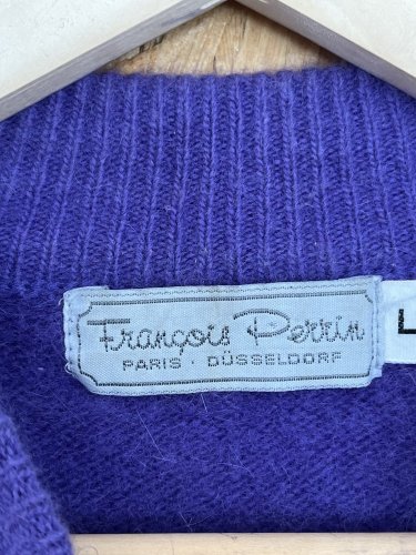 Vlněný svetr Francois Perrin 40 % angora 50 % vlna