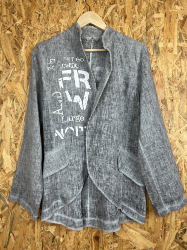 Sako Made in Italy 75 % ramie 25 % bavlna