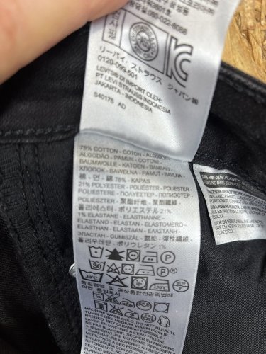 Skinny džíny LEVIS 78 % bavlna