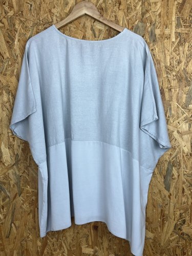 Oversize tunika Made in Italy 70 % viskoza 30 % len