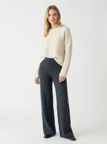 Zateplené kalhoty ZARA 6 % vlna 13 % viskoza