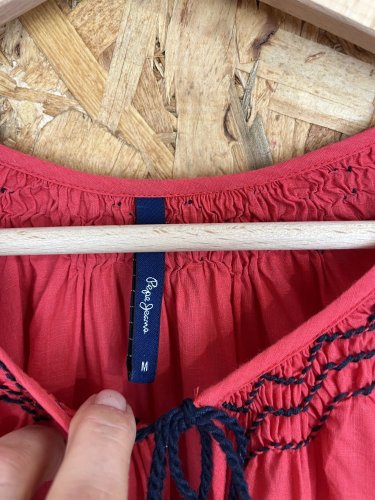 Nadčasové šaty Pepe Jeans 100 % bavlna