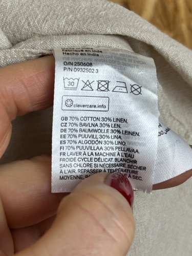 Pánská košile H&M 70 % bavlna 30 % len
