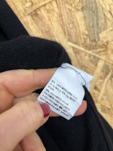 Vlněné oversize šaty Benetton 80 % vlna