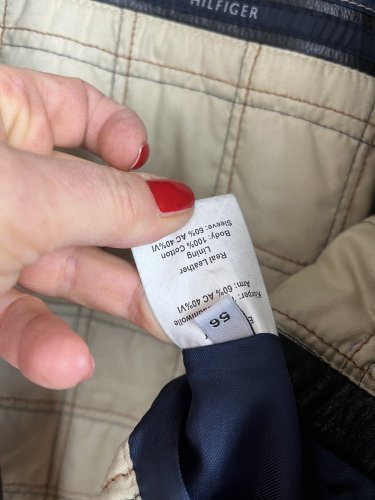 Kožená bunda Tommy Hilfiger 100 % kůže