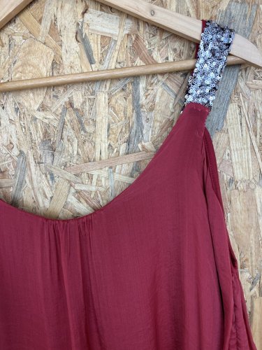 Hedvábná tunika Made in Italy 100 % hedvábí