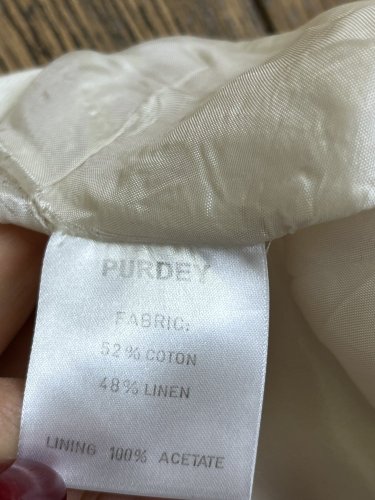 Luxusní sukně Purdey 48 % len 52 % bavlna