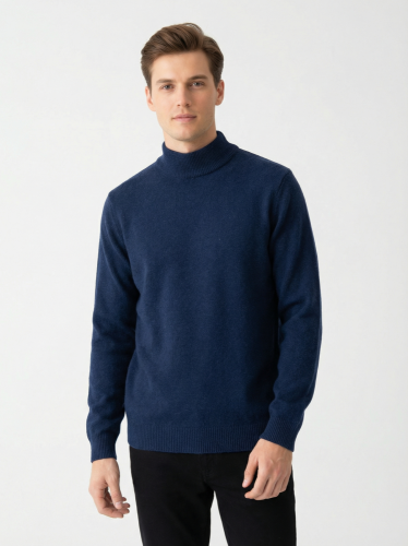 Námořní svetr Altimod basics 80 % vlna