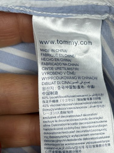 Košile Tommy Hilfiger 60 % lyocel 40 % viskoza