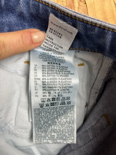 Pánské džíny Diesel 99 % bavlna