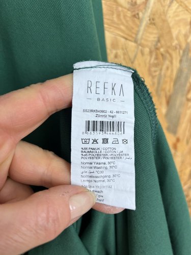 Bavlněné šaty Refka 55 % bavlna