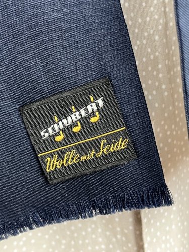 Pánský šál Schubert s podílem vlny a hedvábí