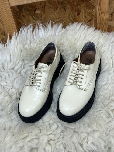 Kožené boty ZARA 100 % kůže