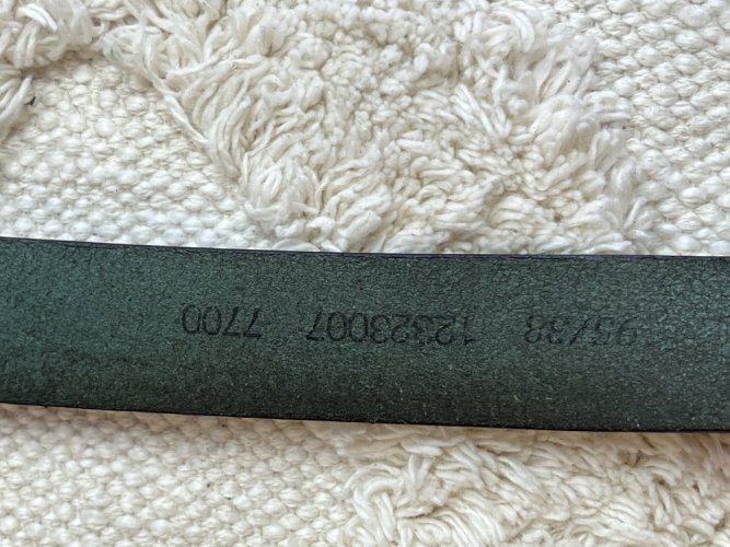 Kožený pásek Made in Germany 100 % kůže