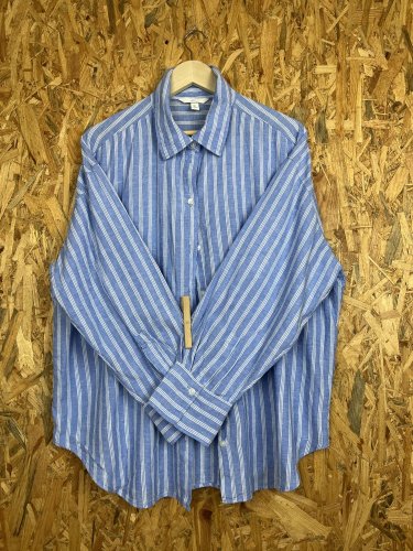 Oversize košile H&M 54 % len 46 % viskoza