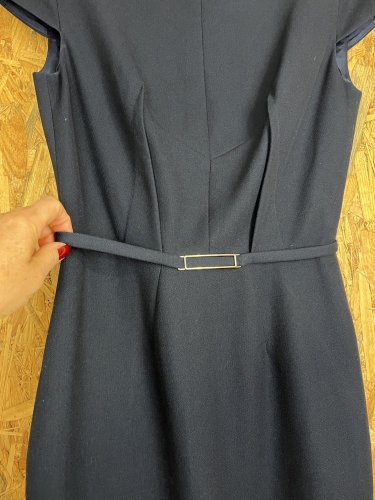 Námořní šaty Pietro Filipi 73 % polyester 24 % viskoza
