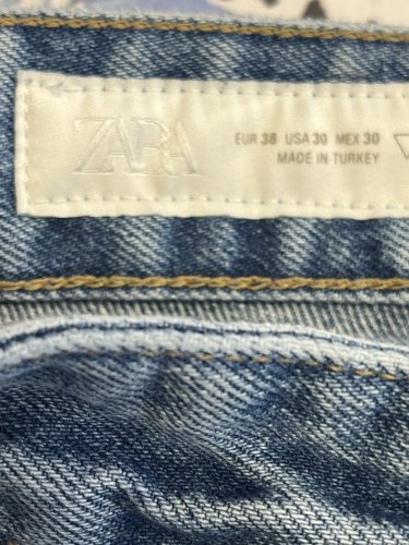 Široké džíny ZARA 100 % bavlna