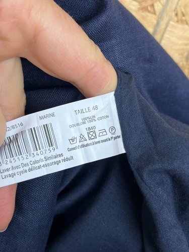 Námořní šaty Monoprix 100 % len