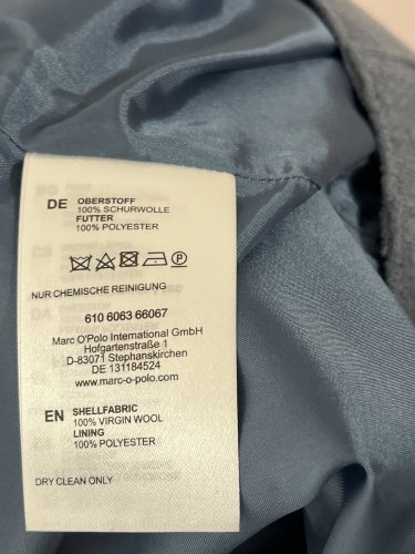 Vlněná sukně Marc O`Polo 100 % vlna