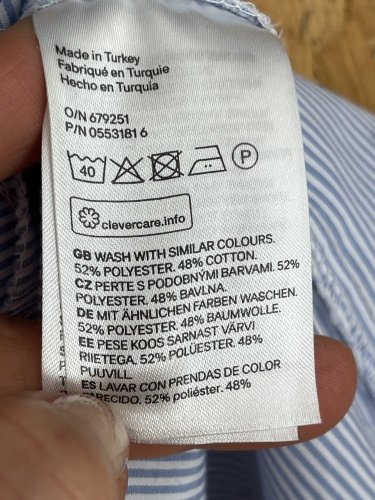 Bavlněné šaty H&M 48 % bavlna