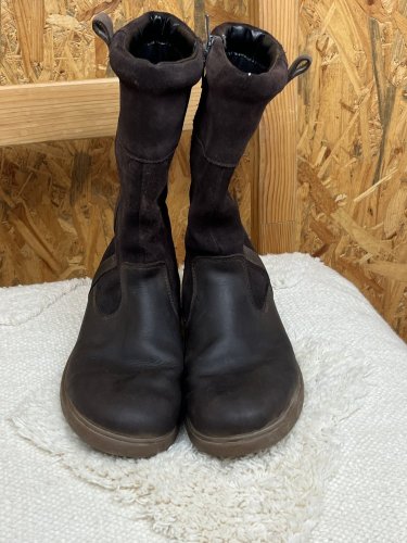 Dětské kožené boty Clarks 100 % kůže a 100 % goretex
