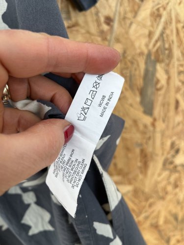 Košilové šaty Made in India 100 % bavlna