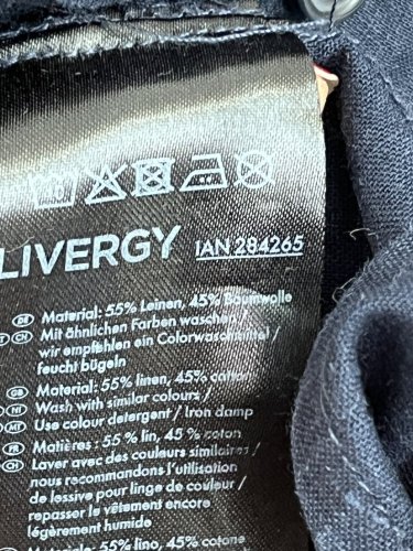 Námořní košile Livergy 55 % len 45 % bavlna