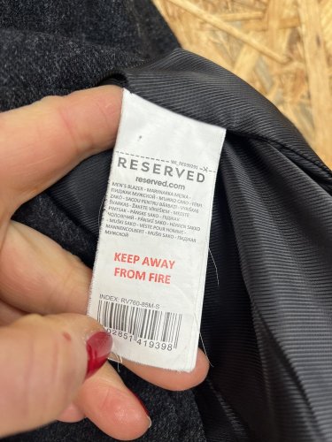 Pánské sako Reserved 52 % vlna