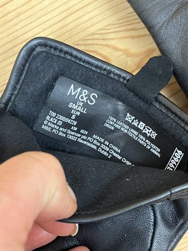 Pánské rukavice Marks&Spencer 100 % kůže